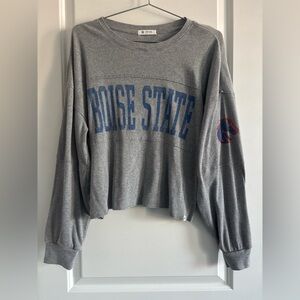 47 Brand Gray Ribbed Sweatshirt